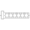 C14105-059 Lamborghini 3.5L V12 Cylinder Head Gasket