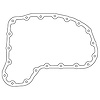 C14113-060 Toyota 1GR-FE/2GR-FKS/2TR-FE Oil Pan Gasket - image 1