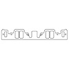 C15003-125 AMC 390/401CI V8 .125 in. Intake Manifold Gasket Set - image 1