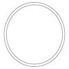 C15112 Ford 59A Flathead V8 Distributor Terminal Housing Gasket