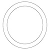 C15114 Ford 59A Flathead V8 Distributor Cap Cover Gasket - image 1