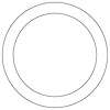 C15133 Ford 8BA/8CM Flathead V8 Oil Drain Plug Gasket - image 1