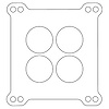 C15181 Carter AFB; Holley 4 Barrel Carburetor Gasket - image 1