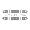 C15204 Chevrolet Gen-1 Small Block V8 Intake Manifold Gasket Kit - image 1