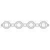 C15298HTS Ford 351 Windsor Exhaust Header Gasket Set - image 1