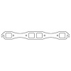 C15307C Chrysler Big Block B/RB V8 Exhaust Manifold Gasket Set