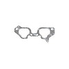 C4857-039 Subaru EJ205/EJ255/EJ257 Intake Manifold Gasket Set - image 1