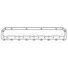 C4925 Porsche M28.01-22, M44.01-M44.12, M44.40, M44.51, M44.52 Camshaft Housing Gasket - image 1