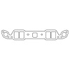 C5130-060 Oldsmobile 371 Gen-1 Rocket V8 Intake Manifold Gasket Set - image 1