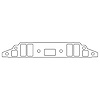 C5143-060 Buick 400/430 Big Block V8 Intake Manifold Gasket Set - image 1