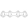 C5155 Ford Big Block FE V8 Exhaust Manifold Gasket Set - image 1