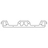 C5157 Chrysler LA V8 Exhaust Manifold Gasket Set