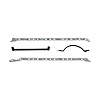 C5254 Chevrolet Mark-IV Big Block V8 Oil Pan Gasket Kit