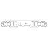 C5290 GM Gen-1 Small Block V8 Intake Manifold Gasket Pack - image 1