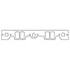 C5416-059 Chevrolet Gen-1 Small Block V8 Intake Manifold Gasket Set - image 1