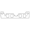 C5419-094 Chevrolet Mark-IV Big Block V8 Intake Manifold Gasket Set - image 1