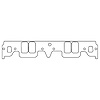 C5427-059 Chevrolet Gen-1 Small Block V8 Intake Manifold Gasket Set - image 1