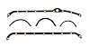 C5488 Chevrolet Gen-1 Small Block V8 Oil Pan Gasket Kit - image 1
