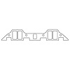 C5611-060 Chrysler B/RB Intake Manifold Gasket Set - image 1