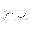C5627-094 Chrysler 273/318/340 LA Oil Pan Gasket Kit