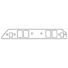 CP5649 Chevy Gen-4 Big Block V8 Intake Manifold Gaskets - image 1