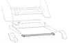 32SB-BS 1932 Ford Spreader Bar - Brushed Stainless Steel - image 1