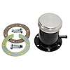 PBC-V 3 in. Tall Bolt-On Fuel Filler Neck Kit w/ Aluminum Cap - Vented - image 1