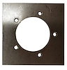 SP-SS 5 Hole Weld On Sender Mounting Plate Stainless Steel - image 1