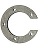 SR-MS 5-Hole Threaded Sender Split Ring Mild Steel - image 1