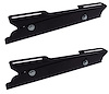 SR200 2 in.-3 in. Tall Universal Adjustable Steel Seat Riser Brackets - 1 Pair for 1 Seat