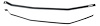 ST-107 1955-56 Ford Galvanized Steel Mounting Straps - image 1