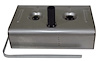 UTSS-2HT Stainless Steel Universal Fuel Tank with 2" OD Neck & 6" Hose & Fuel Injection Tray - image 1