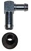 VWG 90-Degree Poly Tank Vent Fitting with Rubber Grommet - image 1