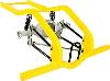 4-Link Rear Frame Kit 24" Wide