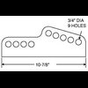 4-Link Chassis Brackets 3/16" Thick Cold Rolled Steel - image 2