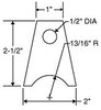 Universal Large Chassis Brackets 13/16" Radius Accepts 1-5/8" Tube - image 2
