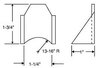 Universal Frame Brackets 13/16" Radius Accepts 1-5/8" Tube - image 2