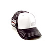 Trucker-Style Cap Black with Gray Stitching