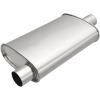 100-1777 Universal Exhaust Muffler Oval Inlet/Outlet: 2.25 in., 2 in., Offset/Center - image 1