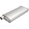 100-1780 Universal Exhaust Muffler Oval Inlet/Outlet: 2 in., Offset, Offset - image 1
