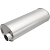 100-5036 Universal Exhaust Muffler Oval Inlet/Outlet: 3 in., Offset, Offset - image 1