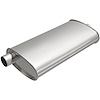 100-5069 Universal Exhaust Muffler Oval Inlet/Outlet: 2.50 in., 2.25 in., Center, Offset - image 1