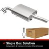 106-0099 Direct-Fit Exhaust Kit for 1998-2002 Geo Prizm, Toyota Corolla 1.8L - image 2