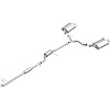 106-0307 Direct-Fit Exhaust Kit for 1999-2003 Acura CL, TL 3.2L - image 1