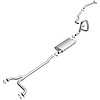 Direct-Fit Exhaust Kit, 1980-1988 Lincoln Contntal Mark VI Town Car 5.0L - image 1