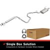 106-0587 Direct-Fit Exhaust Kit for 2000-2005 Saturn LS2, LW2, LW300, L300 3.0L - image 2