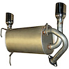 145-789 Direct-Fit Exhaust Muffler for 2003-2007 Nissan 350Z 3.5L - image 1