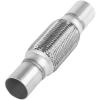 Universal Exhaust Flex Pipe, 1.75 in. x 10 in., With Nipples, 6 in. Flex, Inner Braid - image 1