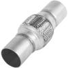 Universal Exhaust Flex Pipe, 2 in. x 8 in., With Nipples, 4 in. Flex, Inner Braid - image 1
