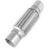 265-795 Universal Exhaust Flex Pipe 2.25 in. x 12 in., With Nipples, Inner Braid - image 1